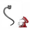 Pour KitchenAid Stand Mixer 6QT Crochet à pâte Accessoires en acier inoxydable